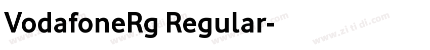 VodafoneRg Regular字体转换